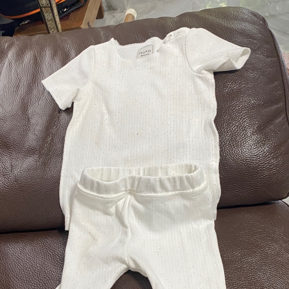 White Kids Matching Set